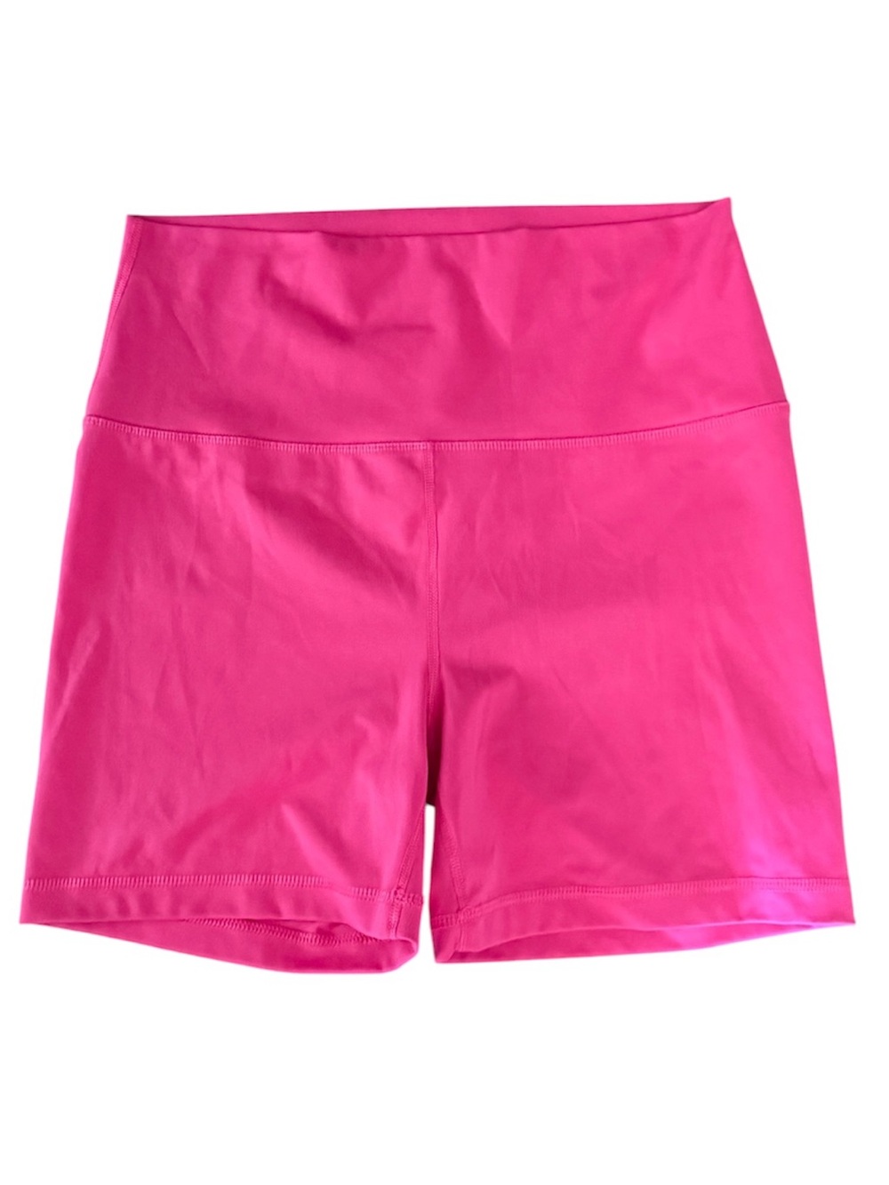 90 Degree By Reflex Hot Pink High-Rise Bike Shorts